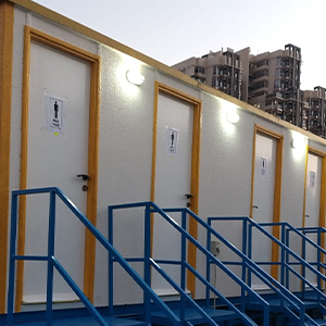 5 Door 20ft Toilet Unit