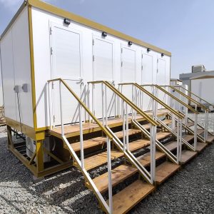 20ft 5 Doors Toilet unit with Wudu Facility